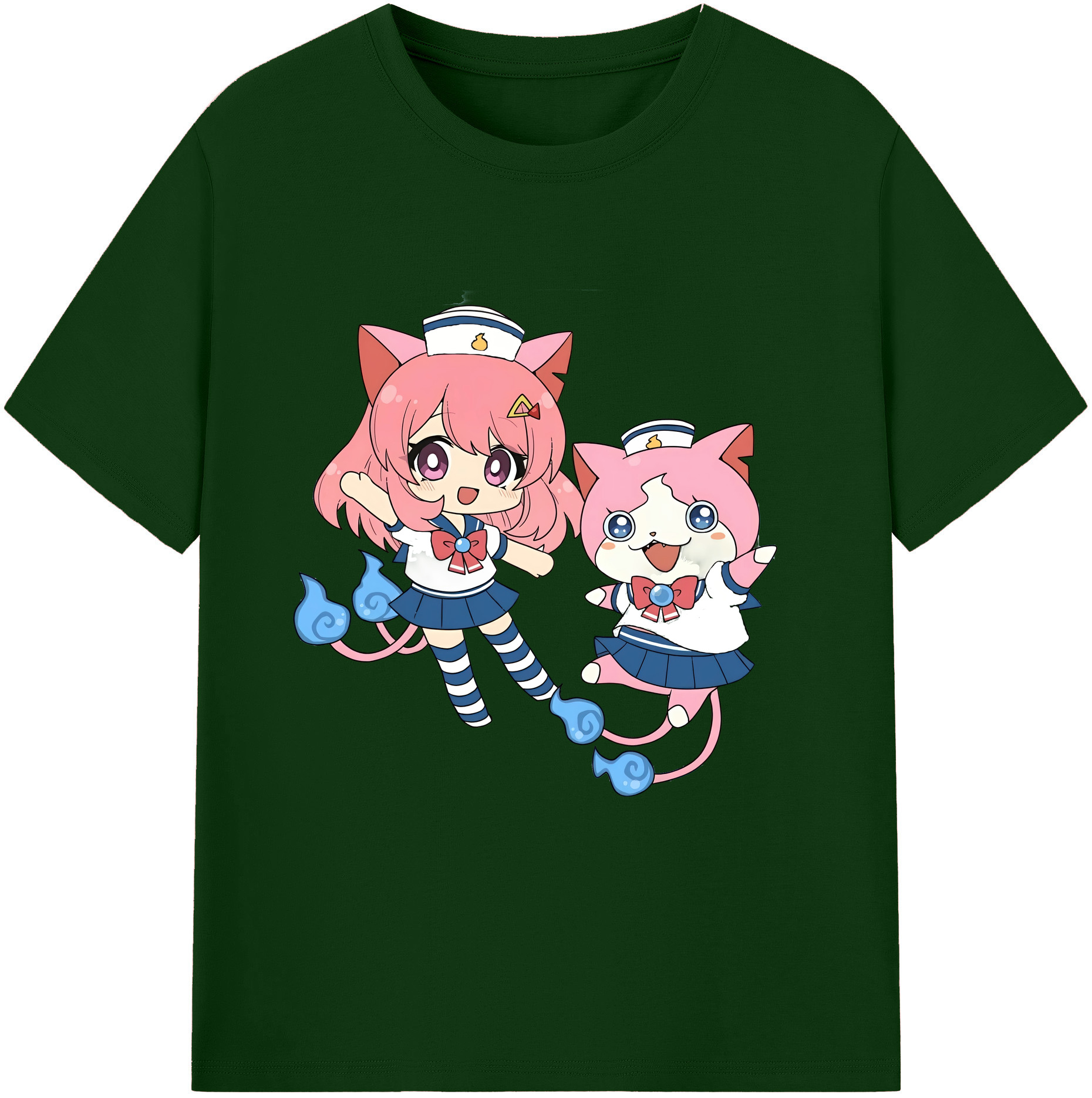 （画像用） 妖怪ウォッチ Yo-kai Watch 綿100％半袖Tシャツ（フロントプリント）